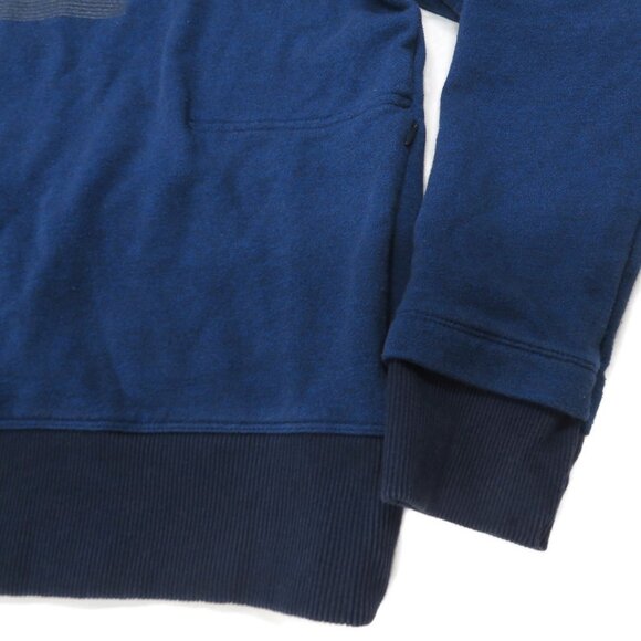 Under Armour Threadborne Hoodie Womens Medium Blue Loose Box Logo - Picture 3 of 6